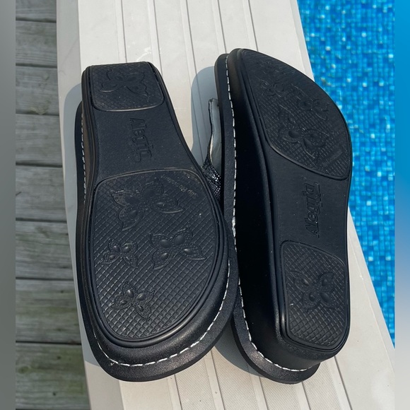 ALEGRIA Carina Circulate Sandal Size 11.5-12 / EU 42 Leather Thong Sandal - Picture 5 of 9